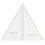 Régua Triangular Equilateral Quilt In A Day, 8.5", Transparente 1