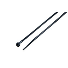 South Main Hardware 848108 11 Zoll 100er-Pack 75-Pfund-Test Medium Schwarz UV-Kabelbinder 100 Krawatten