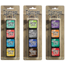Ranger Tim Holtz Distress Mini Ink Pad Kits - #13 #14 en #15 bundel