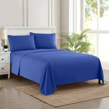 Queen Size Bed Sheets - Breathable Luxury Sheets with Full Elastic & Secure Corner Straps Built In - 1800 Supreme Collection Extra Soft Deep Pocket Be