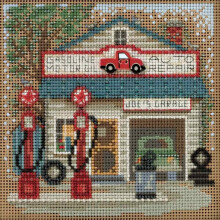 Joe's Garage Beaded Telpatroon Mill Hill 2016 Buttons & Beads Spring MH141614 Main Street Series