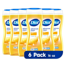 Dial Body Wash Advanced Clean Gold 16 fl oz 6 db-os csomag