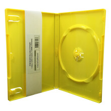 CheckOutStore (6) Premium Standard 1-Disk DVD-fodral 14mm (Gul)