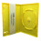 CheckOutStore (6) Premium Standard Μονοί Θήκες DVD 14mm (Κίτρινο) 1