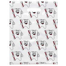 Tootie Tooth Scatter Print Zahngeschenkbeutel, 20,3 x 25,4 cm, 100er Pack