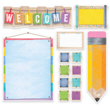 Creative Teaching Press Willkommens-Pinnwand im Upcycle-Stil (7054)