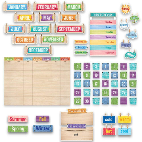 Creative Teaching Press Upcycle Style Kalender Set Anslagstavla (7061) Multi 2