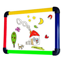 Viz-Pro Children Board/Writing Whiteboard/Dry Erase Board Farvet ramme 12 """" X 8 """"