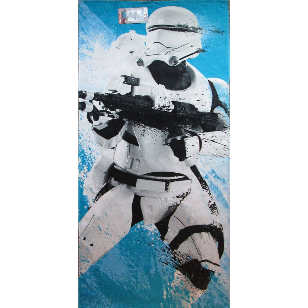 Serviette de plage Stormtrooper Flamme Bleue Star Wars - 28 x 58
