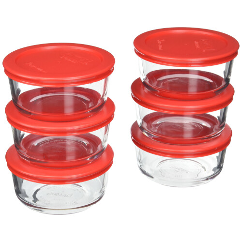 Pyrex Set ap????e?s?? t??f???? ap? ??a?? Pyrex 6 te?a???? ?e ?ap???a (12 te????a)