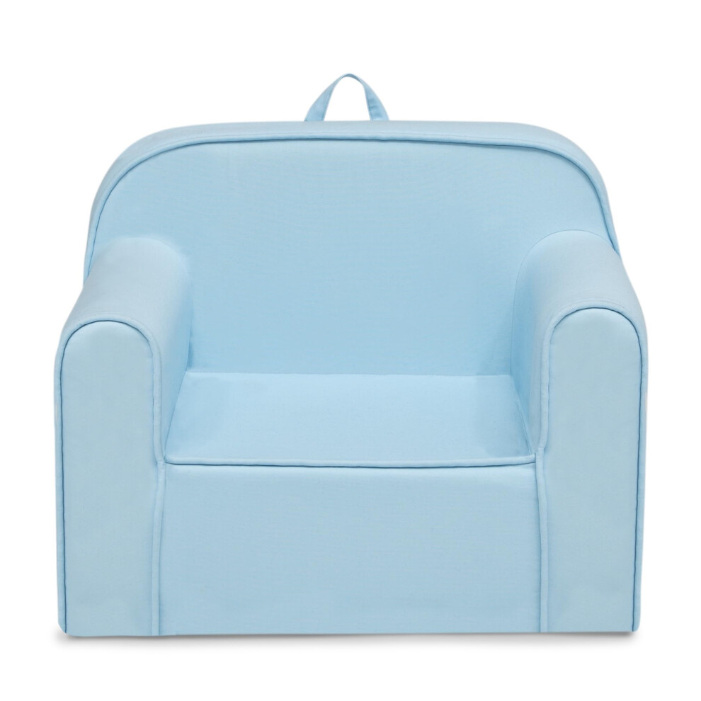 Chaise longue Delta Children Cozee pour enfants     partir de 18 mois, bleu clair
