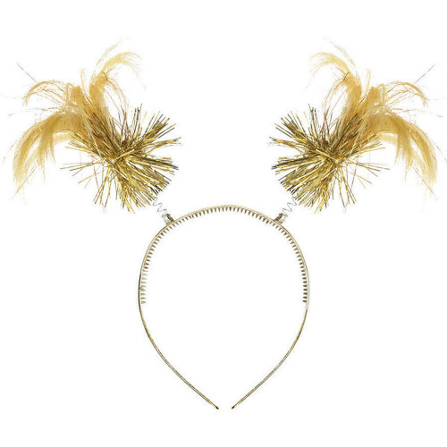 Amscan Gold Tinsel Ponytail Haarreif, Einheitsgröße