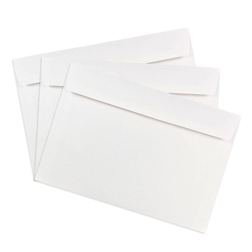 JAM PAPER 7 x 10 Επαγγελματικοί Φάκελοι - Λευκοί - 50/Πακέτο 2