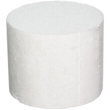 Oasis Furnizeaza tort rotund de manechin 6 """" x 5 """" Alb
