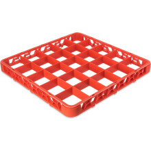 Carlisle FoodService Products Re25C24 Opticlean 25 Compartimento Dividido Rack de vidro Extender 1.78 """" Orange