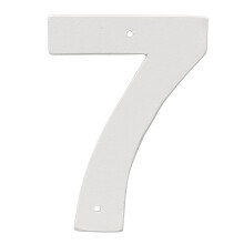 Montague Metal Products 6"" Aluminium-Hausnummer 7 Auenschild, mittelwei