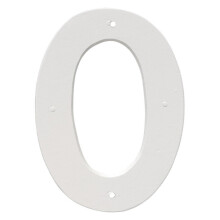 Montague Metal Products 20,3 cm groes Aluminium-Hausnummer-Schild fr den Auenbereich, mittelwei