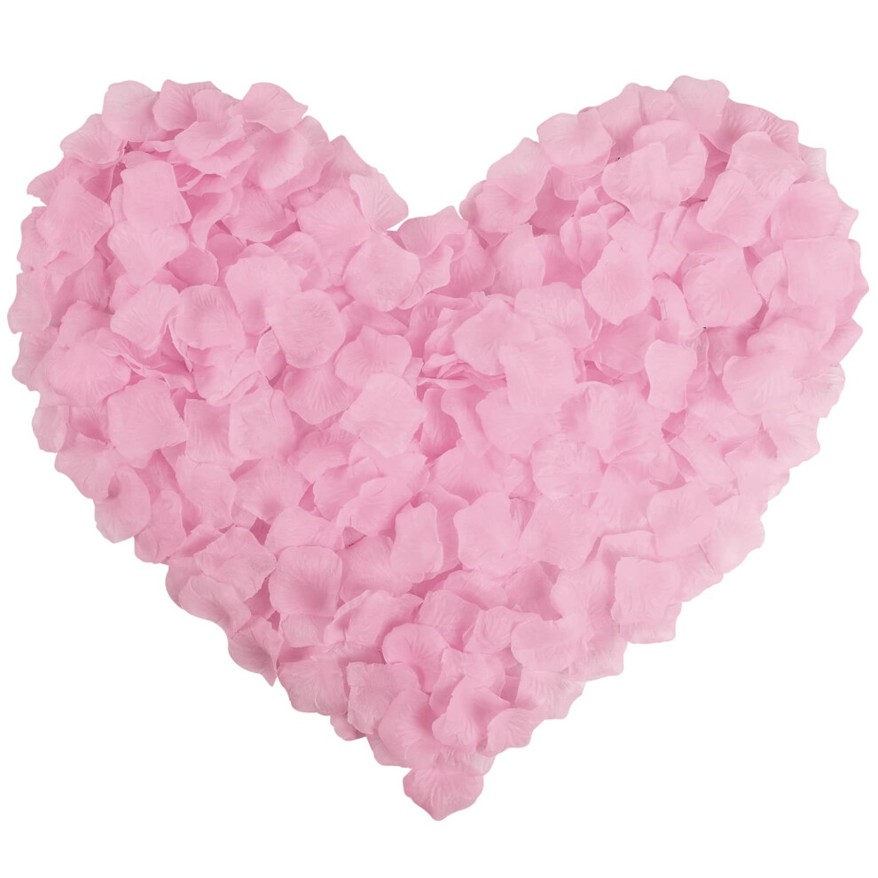 Lot De 1 000 P Tales De Rose Artificiels Pour D Coration De Mariage (Rose Clair)-image
