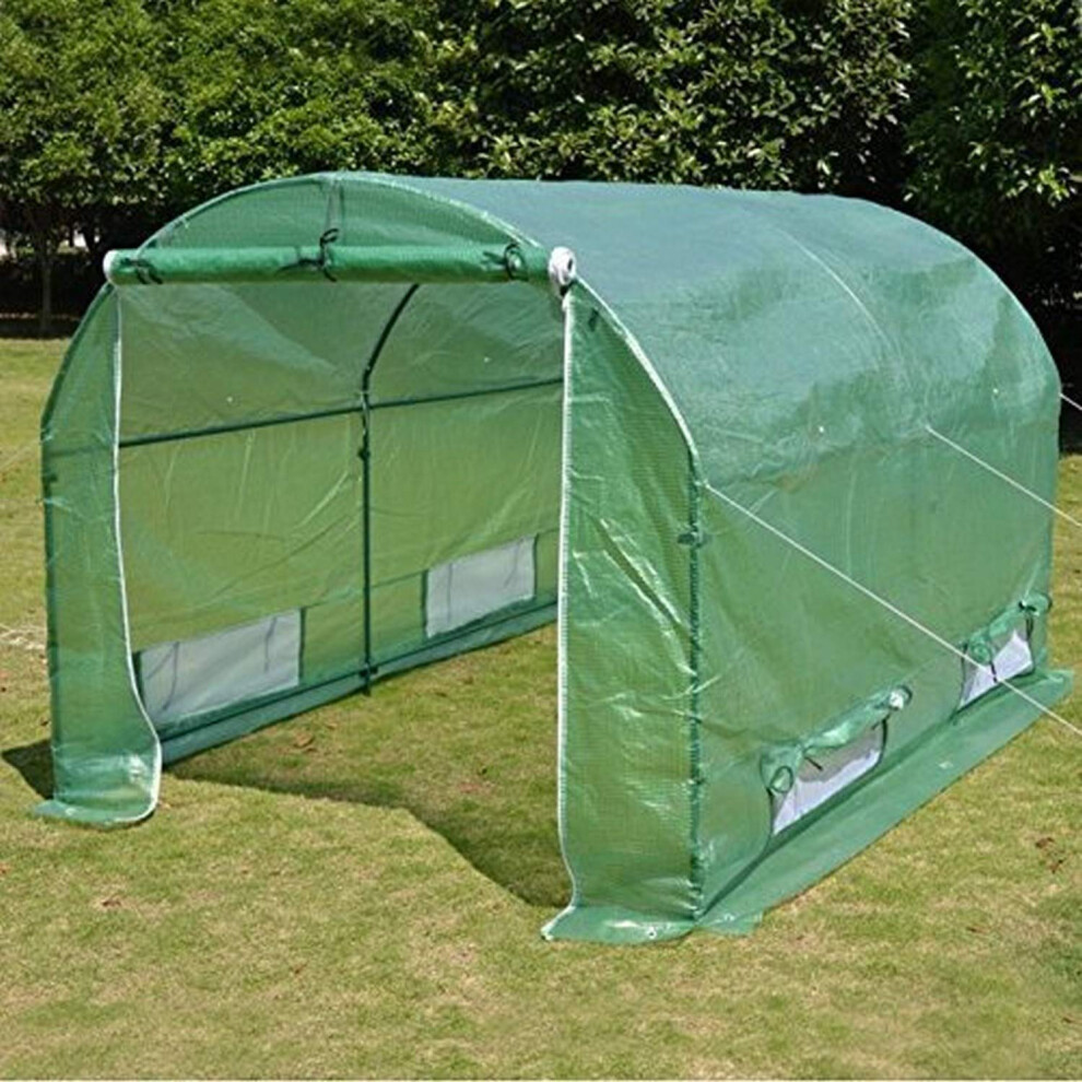 Housse de remplacement BenefitUSA pour serre de jardinage et de promenade ext   rieure de 10'x7'x6' (cadre non inclus)
