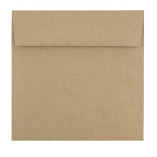 Jampapir 6 1/2 x 6 1/2 premium invitation Konvolutter - Brun Kraft Paper Bag - 25/Pack
