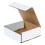 BOX USA Κουτιά Αποστολής Μικρά 6"Μ x 6"Π x 2"Υ, 50-Συσκευασία | Κουτί Κάθετης Κάρτας 1
