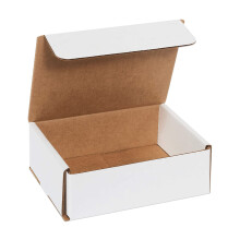 BOX USA Versandkartons, klein, 15,2 cm L x 12,7 cm B x 5,1 cm H, 50er-Pack | Versandkartons aus Wellpappe zum Verpacken, Umziehen und Lagern, 652