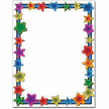 Briefpapier f  r Laser- und Tintenstrahldrucker    Neon Stars   , 100er-Pack
