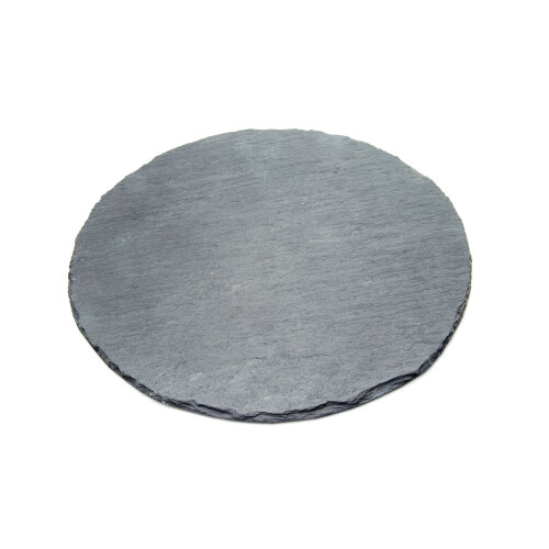 Fox Run 3808 Slate Cheese Board redondo cinza 12 x 12 x 0,25 polegadas 1