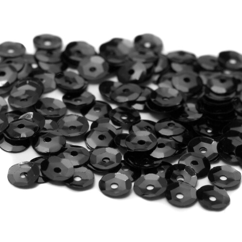 Cousin DIY 5mm Black Sequins 1
