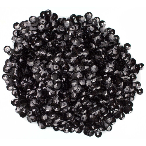 Cousin DIY 5mm Black Sequins