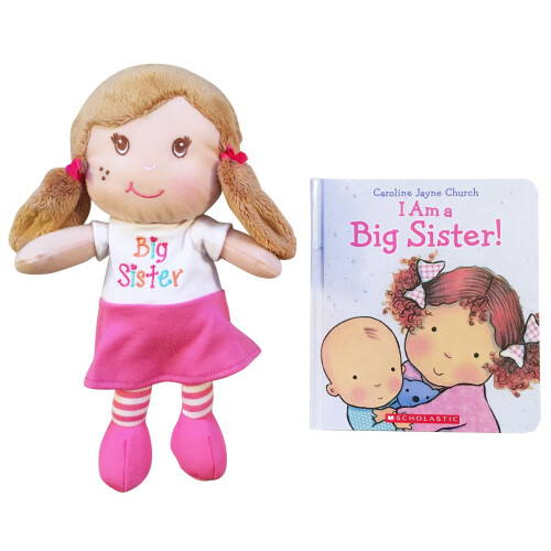 MartLoop Boneca e Livro "Eu Sou uma Irmã Mais Velha"