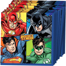 Unique Justice League Luncheon Paper Napkins - 6.5"""" x 6.5"""" 16 Pcs