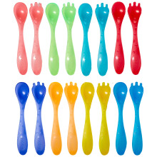 Nuby Lave de 16 pe as ou mistura de garfo de alimenta o e colher de alimenta o