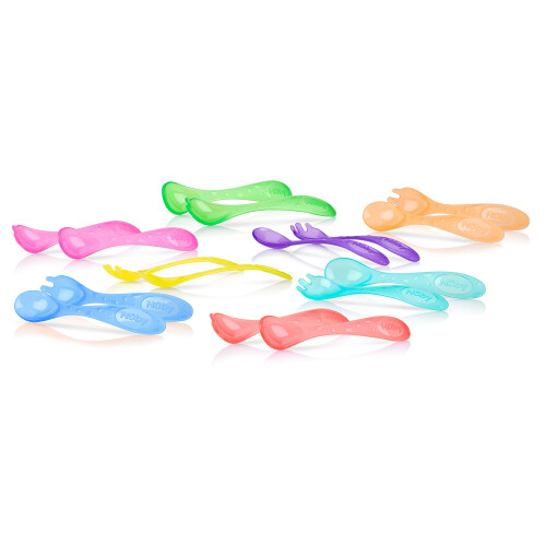 Nuby Nuby Σετ Μαχαιροπήρουνων 16 Τεμαχίων Για Μωρά 1