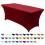 ABCCANOPY Spandex Tablecloths for 6 ft Home Rectangular Table Fitted Stretch Table Cover Polyester Tablecover Table Toppers 1