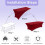 ABCCANOPY Spandex Tablecloths for 6 ft Home Rectangular Table Fitted Stretch Table Cover Polyester Tablecover Table Toppers 3