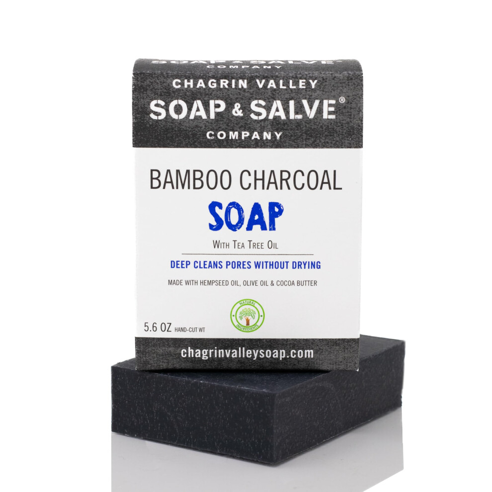 Sap???? Chagrin Valley Chagrin Valley Soap & Salve Organic Natural Soap Bar - Bamboo Charcoal (1)