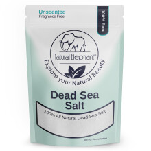 Naturligt Elefant Dödahavssalt för Bad | 1 Pound Bag (16oz) | Fin Korn | 100% Naturligt