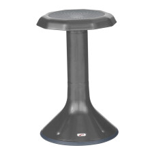 ECR4Kids ACE Taburete Wobble de 20 Pulgadas, Asiento Flexible, Gris
