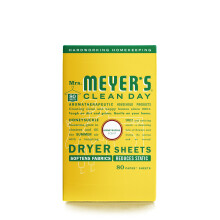 MRS. MEYER'S CLEAN DAY Drogerdoekjes Wasverzachter Vermindert statische elektriciteit Verrijkt met essenti?e oli? Kamperfoelie 80 stuks