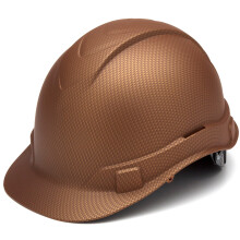 Pyramex Ridgeline Cap Style Schutzhelm mit 4-Punkt-Ratschenaufhngung, Kupfermuster
