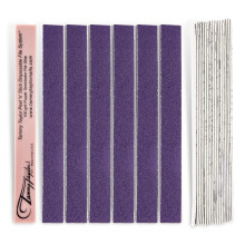 Tammy Taylor Peel N' Stick Paarse Terminator 100g Bestand | Professionele manicurevijl van salonkwaliteit | Wasbaar en desinfecteerbaar met nagelvijl