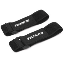 Zeltauto Elastic Cinch Straps Hook 16Inch (2 Pack) Multipurpose Strong Reusable Loop Cable Ties for Securing & Organizing Cables Extension Cords Ropes