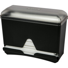 San Jamar Junior bulk halmdispenser rummer 250 suger?r til restauranter, spisesale og fastfood plastik 5 x 10,5 x 8,75 tommer sort