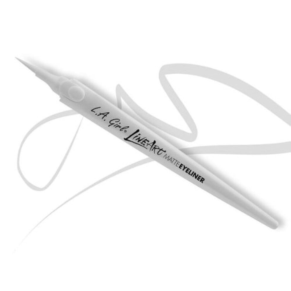 L.a. Girl White Line Art Matte Eyeliner Pen (Pure )
