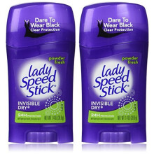 Lady Speed Stick Invisible Dry Powder Fresh Antitranspirant Deodorant, Nettogewicht 1,4 oz (2er-Vorteilspaket) von Lady Speed Stick