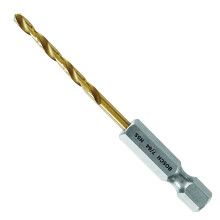BOSCH TI2134IM 1-Stück 7/64 Zoll x 2-5/8 Zoll Titan-Nitrid Beschichteter Metallbohrer
