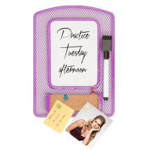Honey-can-do BTS-06582 Overskydende magentisk mesh t?rret slet Board Arrang?r Purple 5,91L x 5,91W x 8,15h