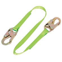 Peakworks Fall Protection Restraint Lanyard med webbing och 2 snppkrokar 6 fot Lngd grn V815406