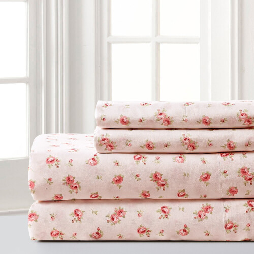 Modern Threads Silky Soft Microfiber and Wrinkle Free Sheets - Luxurious Microfiber Bed Sheets Includes Flat Sheet  Fitted Sheet with Deep Pockets  &